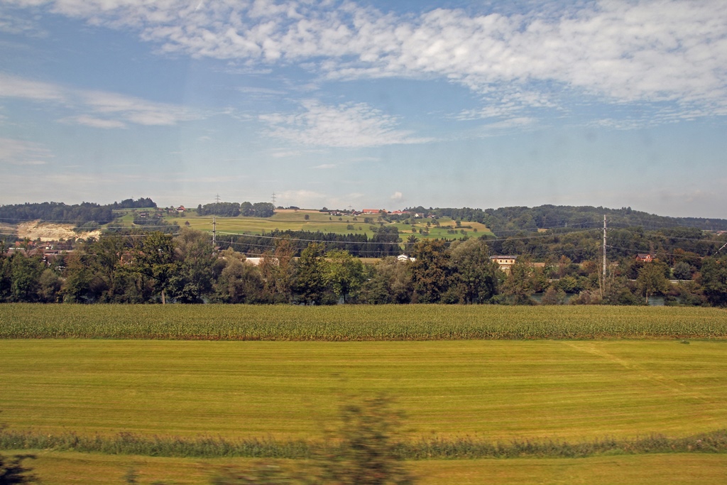 Swiss Countryside from Train